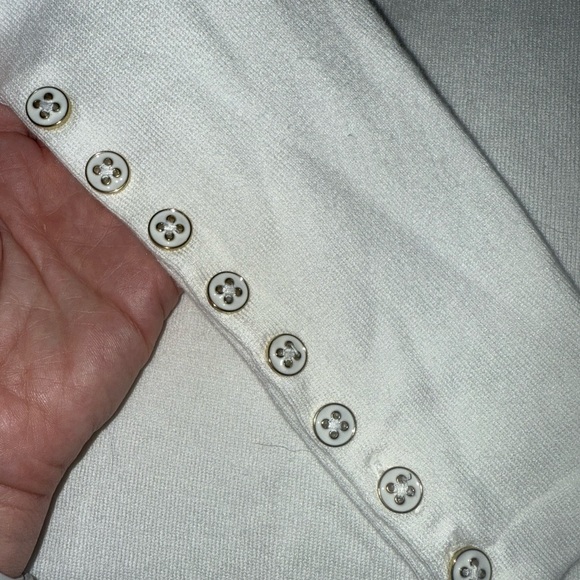 J. McLaughlin Jamey sweater, white, small, NWOT - Picture 7 of 8